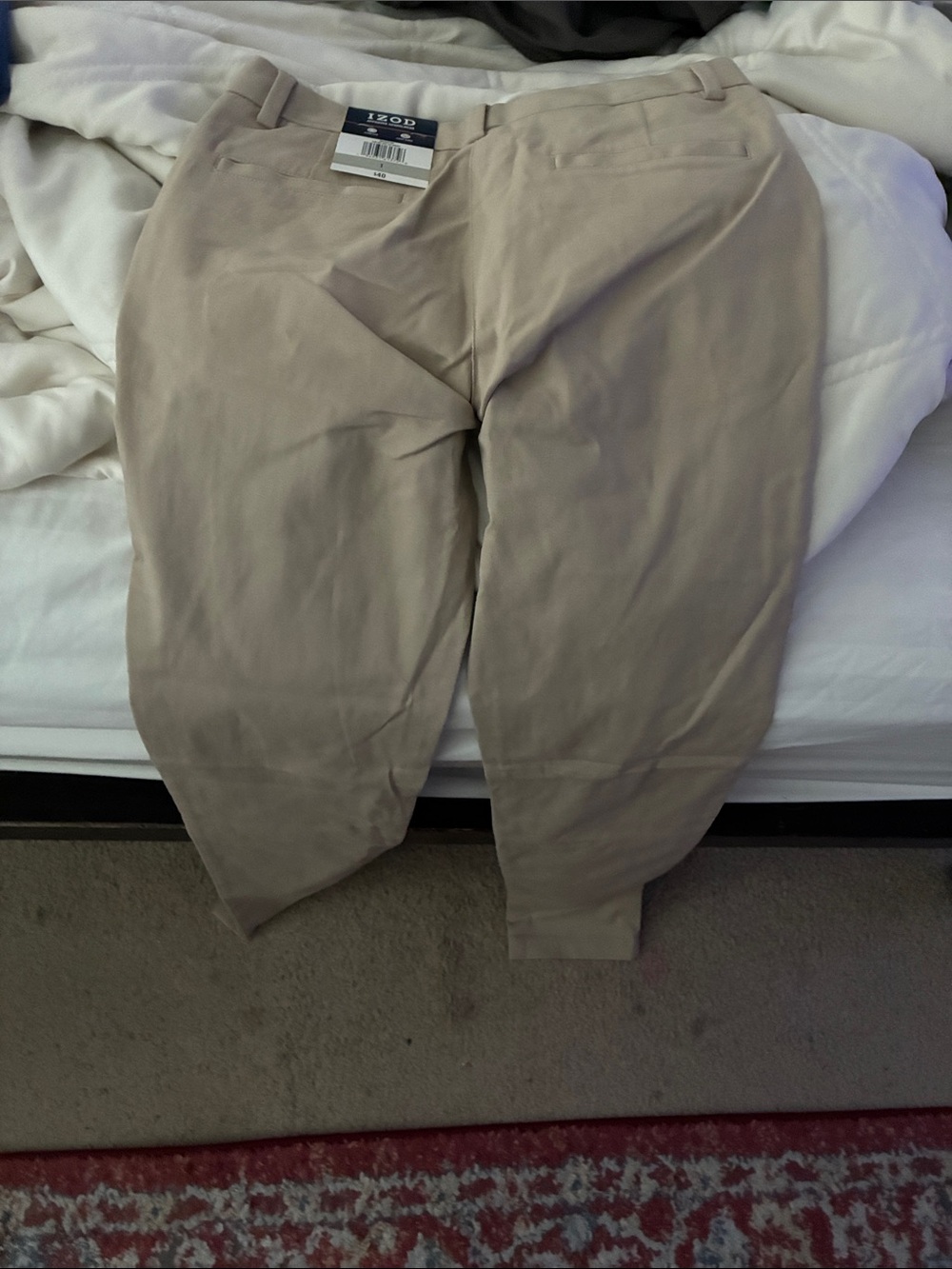 Izod Womens Chinos in Light Khaki